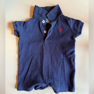 Ralph Lauren Kids Polo Shortall in Navy Blue, 3 months